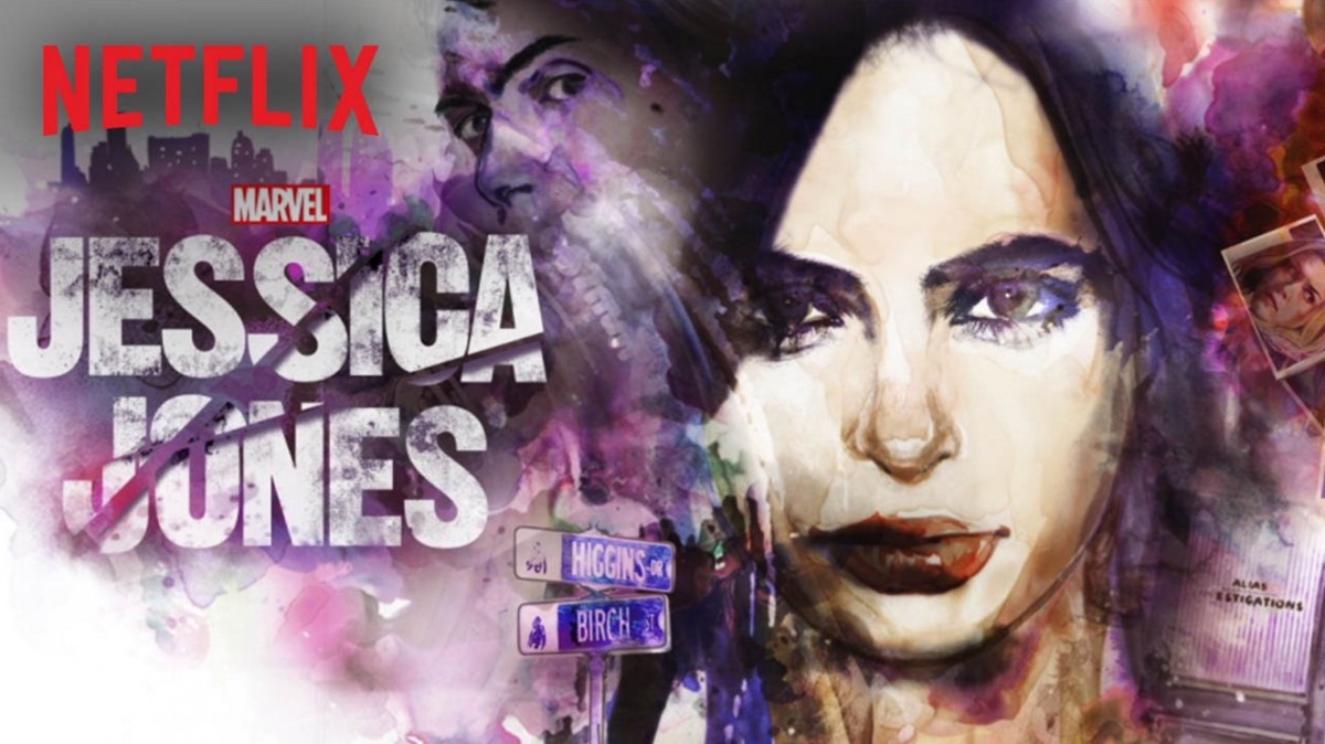 ... da série da Marvel + Netflix e resolvi começar a assistir. Não imaginava que fosse gostar tanto! Depois disso, era Jessica pra cá, Jessica pra lá… - Jessica-Jones-1-1200x674