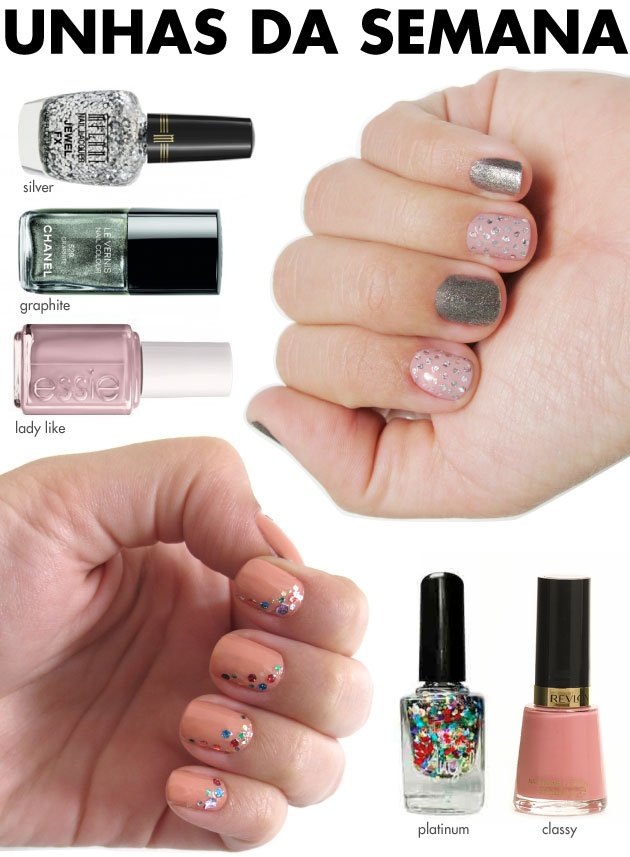 unhas-de-segunda-unhas-diferentes-e-nail-art-chanel-graphite-milani-jewel-fx-silver-essie-glitter-sancion-angel-platinum-classy-revlon