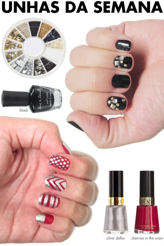 unhas-de-segunda-unhas-diferentes-e-nail-art-rocker-pedras-studs-listras-prata-poas-estampa-