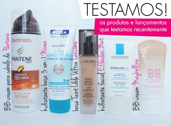 TESTAMOS STARVING BELEZA BEAUTE CREME ROSTO MATE BB CREAM CABELO PANTENE MAYBELLINE LA ROCHE-POSAY LANCOME TEINT IDOLE ULTRA 24H PELE OLEOSA DICA ONDE COMPRAR NIVEA HIDRATANTE BASE 3 EM UM 3-EM-1 COM COR LANCOME EFFACLAR MAT