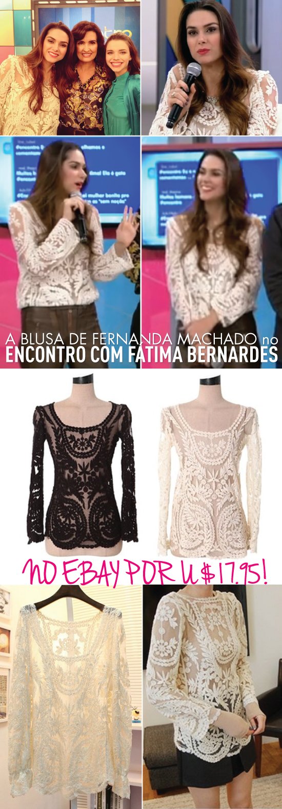 fernanda-machado-blusa-renda-branca-encontro-com-fatima-bernardes-igual-ebay-top-barato-onde-comprar-topshop-marca