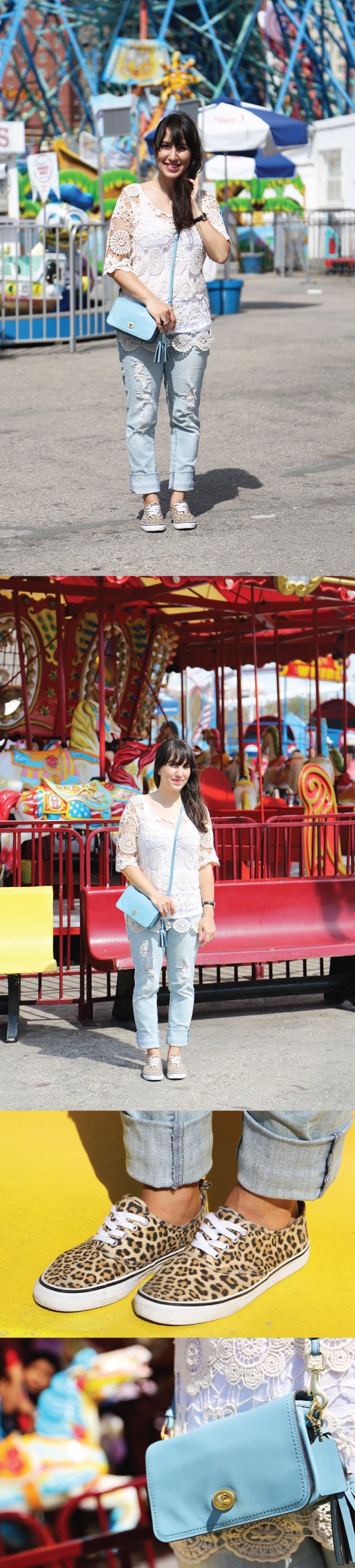 look-coney-island-she-inside-blusa-renda-penny-bag-coach-azul-blue-light-outfit-blog-starving-mandy-calca-rasgada-american-eagle