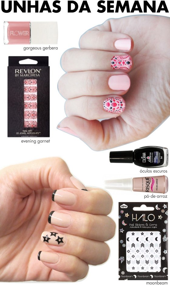 unhas-de-segunda-unhas-diferentes-e-nail-art-adesivos-marchesa-revlon-unhas-esmalte-gap-rosa-adesivo-npw-halo-moonbeam-inglesinha-oculos-escuros-colorama