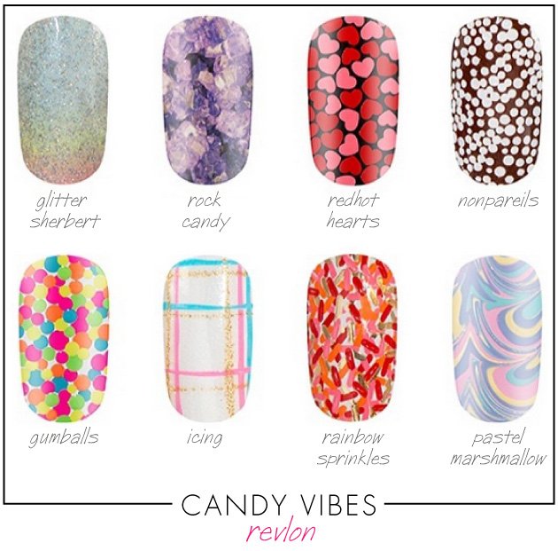 candy-vibes-revlon-3d-jewel-appliques-limited-edition-glitter-sherbert-rock-candy-redhot-hearts-nonpareils-gumballs-icing-rainbow-sprinkles-pastel-marshmallows-nails-revlon