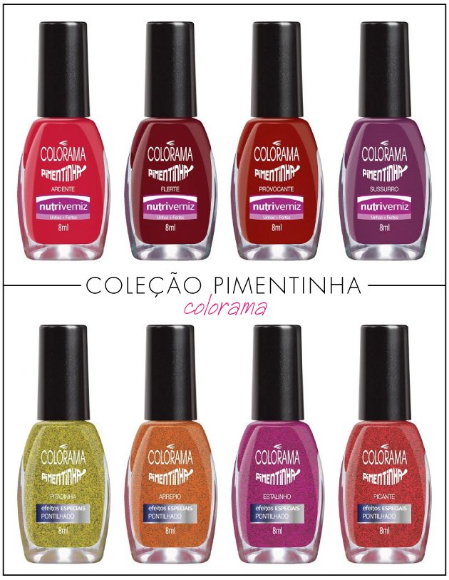 nova-colecao-colorama-pimentinha-efeito-pontilhado-ardente-estalinho-pitadinha-arrepio-picante-sussurro-provocante-flerte-esmaltes