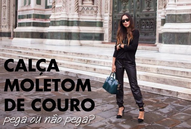 tendencia-calca-moletom-de-couro-leather-sweatpants-trend