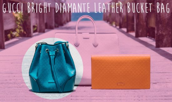 diamante bucket bag