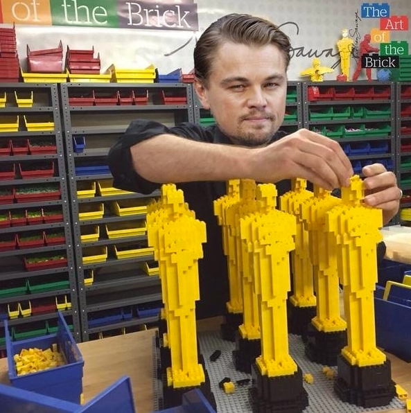 leo di caprio oscar lego