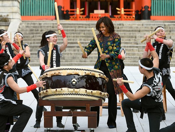 U.S. First Lady Michelle Obama Visits Japan