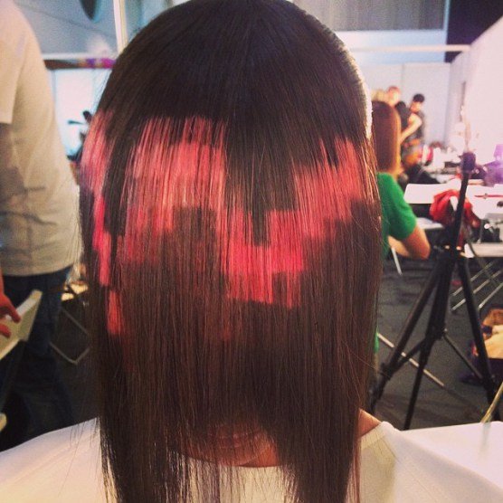 tendencia cabelo capilar pixel hair cabelo tingido com pixels novidades 2015 3