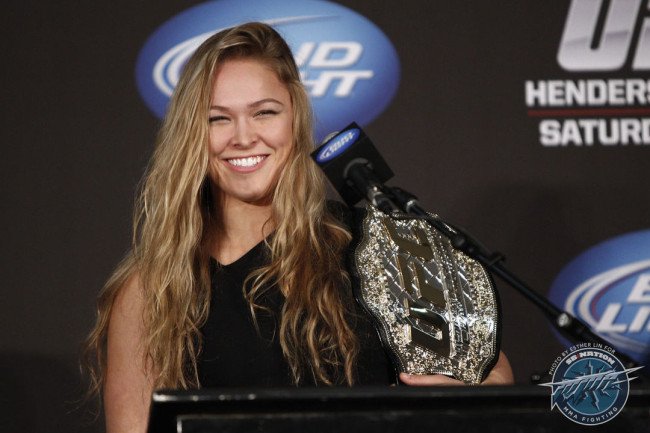 ronda rousey budweiser