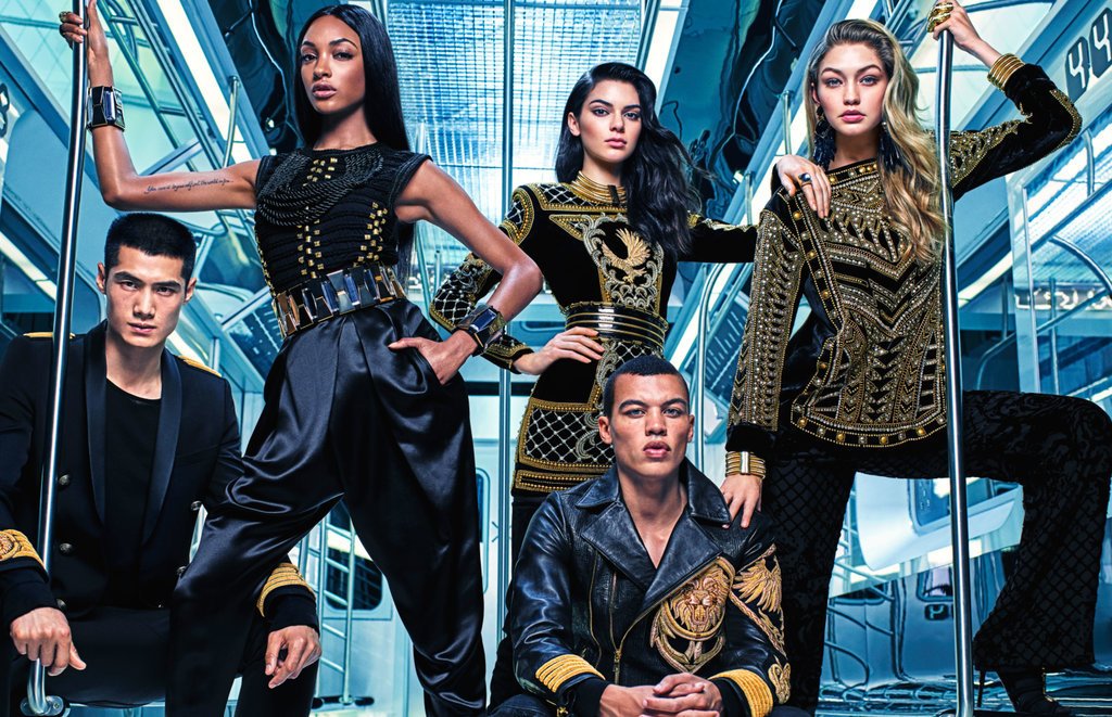 balmain-hm-h&m-hem-kendall-jenner-gigi-hadid-jourdan-dunn-roupas-looks