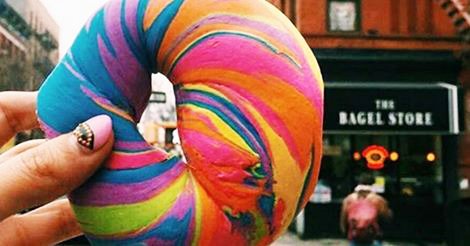 bagel-store-rainbow-arco-iris-colorido-dica-viagem-ny-nyc-new-nova-york