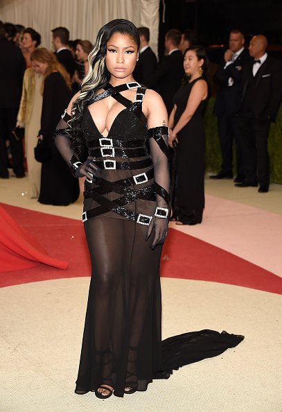 NEW YORK, NY - MAY 02:  Nicki Minaj  attends "Manus x Machina: Fashion In An Age Of Technology" Costume Institute Gala at Metropolitan Museum of Art on May 2, 2016 in New York City.  (Photo by Kevin Mazur/WireImage)