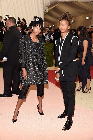 NEW YORK, NY - MAY 02:  Willow Smith and Jaden Smith attend "Manus x Machina: Fashion In An Age Of Technology" Costume Institute Gala at Metropolitan Museum of Art on May 2, 2016 in New York City.  (Photo by Kevin Mazur/WireImage)