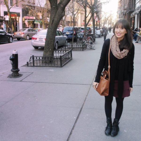 LOOK MANDY STARVING BROOKLYN NY MONTAGUE HEIGHTS MANHATTAN NEW YORK DICA LOOK PRODUCAO SAIA BOLSA CARAMELO BASICO BAIXINHAS COMO USAR INVERNO BAIRRO COURT STREET