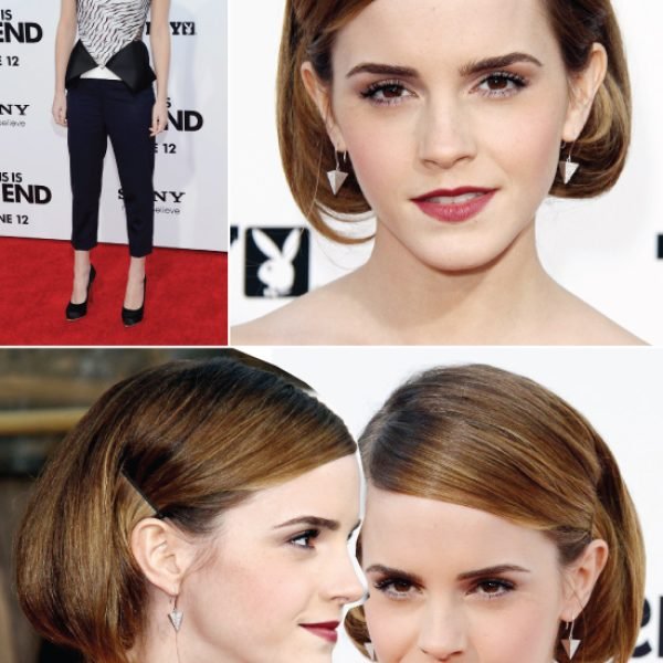 emma-watson-this-is-the-end-hair-cabelo-curto-truque-diy-tutorial-como-fazer-falso-curto-faux-bob-premiere-look-red-carpet-phillip-lim