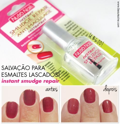 smudge repair unha nail lasca lascada dia compras ny farmacia duane reade cvs top coat nutra nail polish esmalte