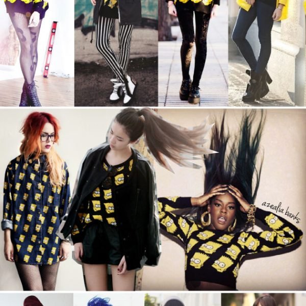 tendencia-bart-simpson-jeremy-scott-cara-delevigne-trend-the-simpsons-bart-print-estampa-pull-pulover-moletom-sweatshirt
