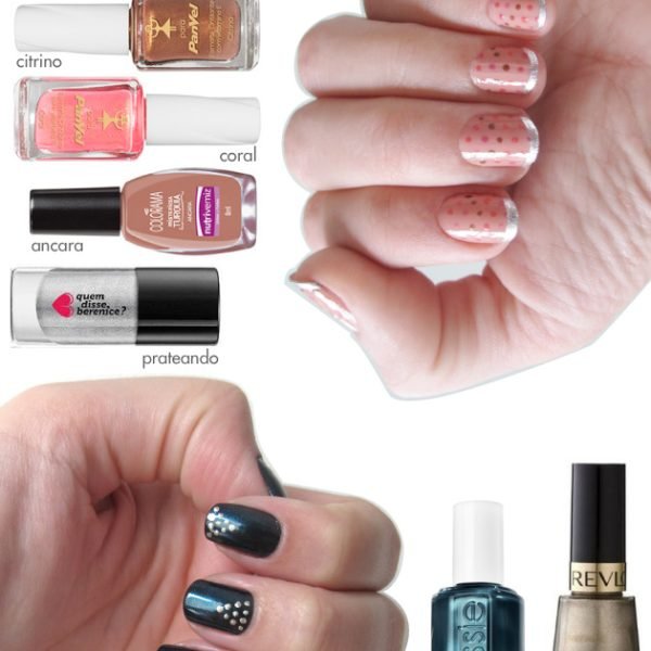 unhas-de-segunda-unhas-diferentes-e-nail-art-esmaltes-panvel-isabela-capeto-bolinhas-poas-pois-inglesinha-prata-quem-disse-berenice-prateando-ancara-colorama-essie-dive-bar-geometrica-pois-meia-lua-triangulo